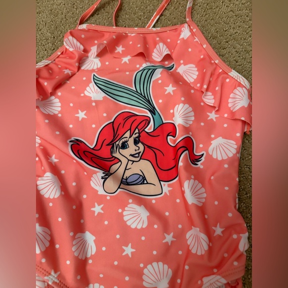 Worn once. Disney Little Mermaid Ariel bathing suit. Size medium - Picture 2 of 6